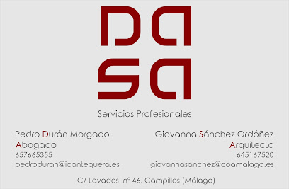 abogado DASA SERVICIOS PROFESIONALES. ABOGADO-ARQUITECTA