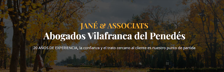 abogado JANÉ & ASSOCIATS – Gestoria administrativa Vilafranca del Penedès