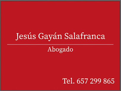 abogado Jesús Gayán Salafranca Abogado