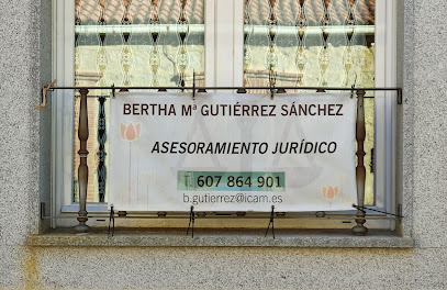 abogado Bertha Mª Gutiérrez Sánchez, abogada