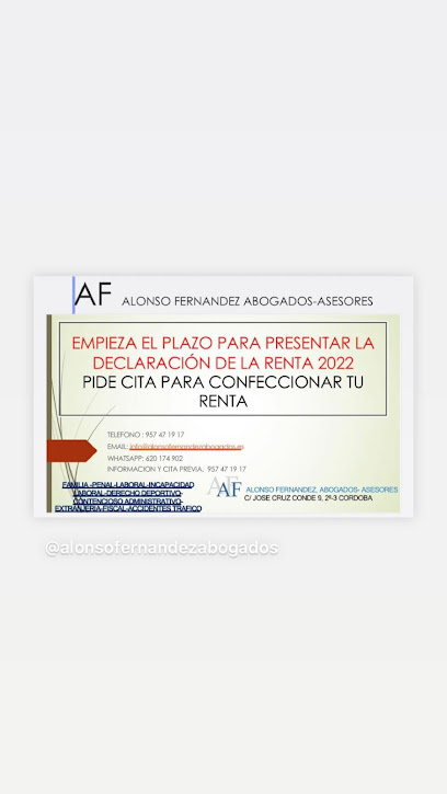 abogado Alonso Fernández, Abogados – Asesores