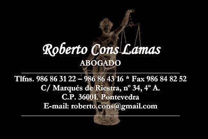 abogado Roberto Cons Lamas. Abogado