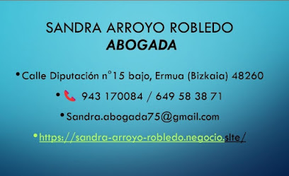 abogado SANDRA ARROYO ROBLEDO .Abogada.